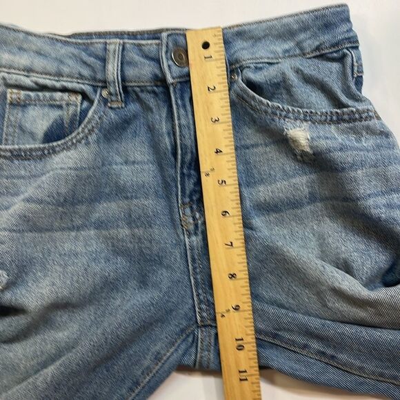Sincerely Jules Womens High Waisted Distressed Ankle Crop Jeans Sz 0 - Picture 4 of 6
